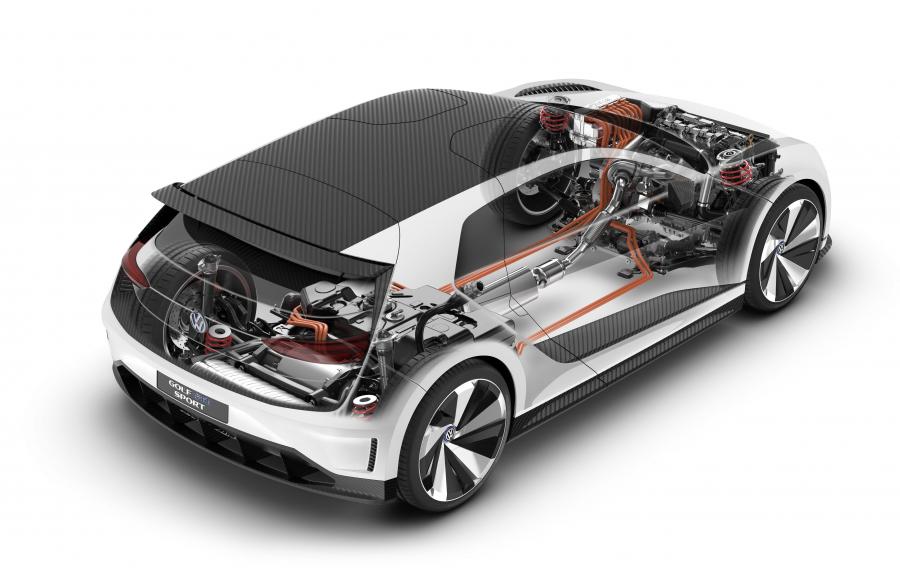  Volkswagen Golf GTE Sport Concept 2015 года  (фото 10 из 17)